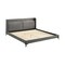 Armen Living Legend 3 Piece Gray Fabric King Platform Bed and Nightstands Bedroom Set SETLEBDCHKG3A - alternate 8